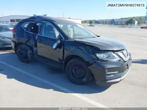 JN8AT2MV5HW274515 — 2017 Nissan Rogue, Левая сторона, фото до ремонта
