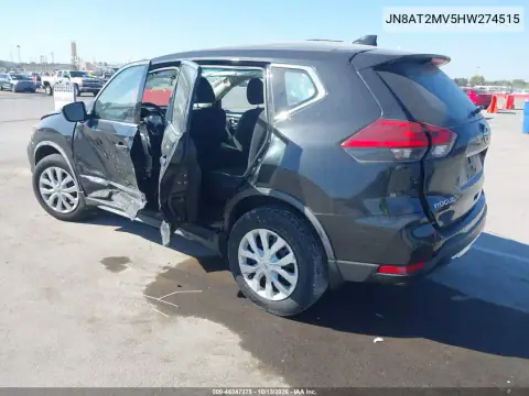 JN8AT2MV5HW274515 — 2017 Nissan Rogue, фото 3 с аукциона IAAI, Боковая часть