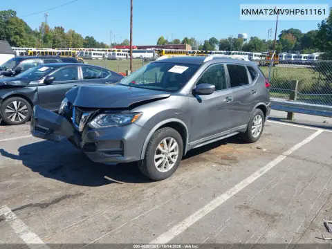 KNMAT2MV9HP611161 — 2017 Nissan Rogue, фото 2 с аукциона IAAI, Передняя часть