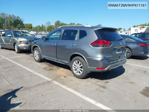 KNMAT2MV9HP611161 — 2017 Nissan Rogue, фото 3 с аукциона IAAI, Передняя часть