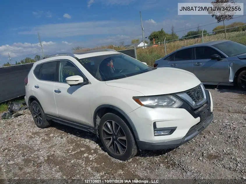 2018 Nissan Rogue VIN JN8AT2MV1JW342556 фото 1