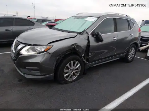 2018 Nissan Rogue Sv VIN KNMAT2MT5JP543106 фото 3