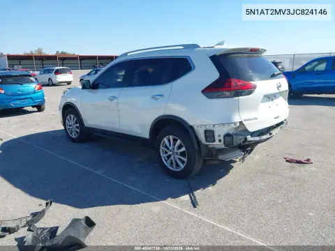 5N1AT2MV3JC824146 — 2018 Nissan Rogue, фото 4 с аукциона IAAI, Задняя часть