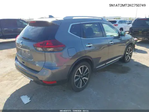 2019 Nissan Rogue Sl VIN 5N1AT2MT2KC750749 фото 4
