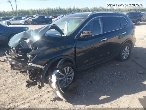 2019 Nissan Rogue Sv VIN 5N1AT2MV6KC797574 фото 2