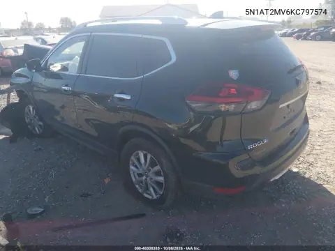 2019 Nissan Rogue Sv VIN 5N1AT2MV6KC797574 фото 3