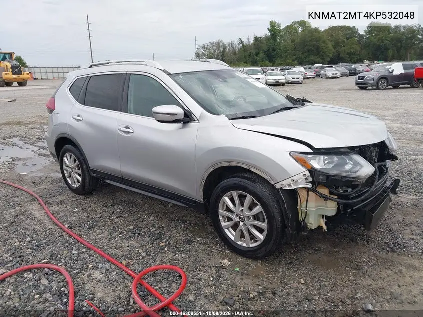 2019 Nissan Rogue Sv VIN KNMAT2MT4KP532048 фото 2