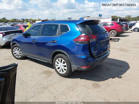 2019 Nissan Rogue S VIN 5N1AT2MT3KC746953 фото 4
