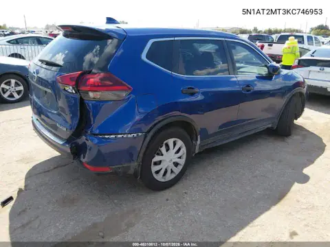2019 Nissan Rogue S VIN 5N1AT2MT3KC746953 фото 5