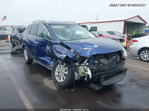 JN8AT2MT4KW504227 — 2019 Nissan Rogue, Правая сторона, фото до ремонта