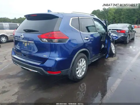 2019 Nissan Rogue Sv VIN JN8AT2MT4KW504227 фото 4