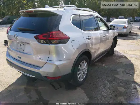 KNMAT2MT9KP534152 — 2019 Nissan Rogue, Передняя часть, фото до ремонта