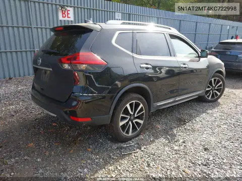 2019 Nissan Rogue Sl VIN 5N1AT2MT4KC722998 фото 5