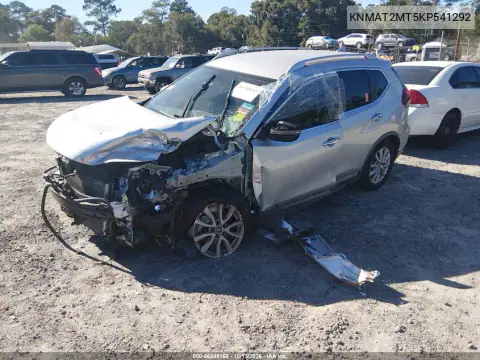 KNMAT2MT5KP541292 — 2019 Nissan Rogue, фото 2 с аукциона IAAI, Передняя часть