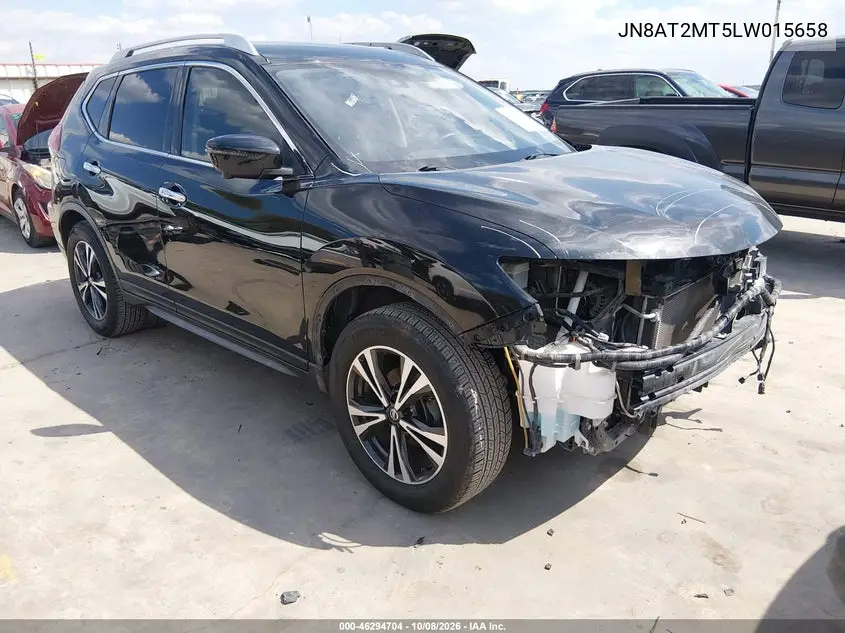 2020 Nissan Rogue Sv Fwd VIN JN8AT2MT5LW015658 фото 2