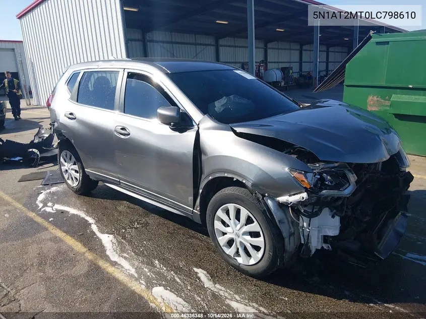 5N1AT2MT0LC798610 — 2020 Nissan Rogue, фото 2 с аукциона IAAI, Задняя часть