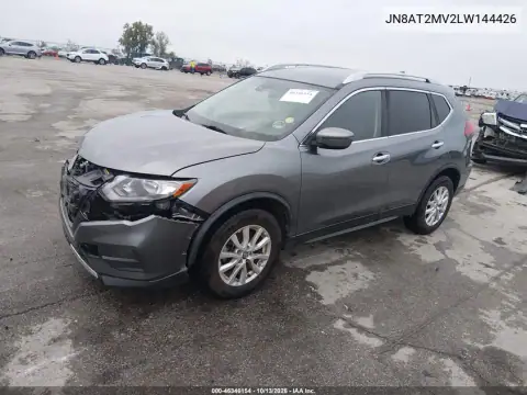 JN8AT2MV2LW144426 — 2020 Nissan Rogue, фото 3 с аукциона IAAI, Передняя часть