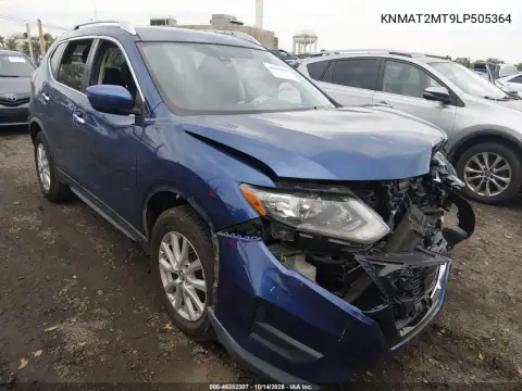 KNMAT2MT9LP505364 — 2020 Nissan Rogue, Передняя часть, фото до ремонта