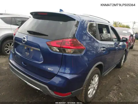 KNMAT2MT9LP505364 — 2020 Nissan Rogue, фото 4 с аукциона IAAI, Передняя часть