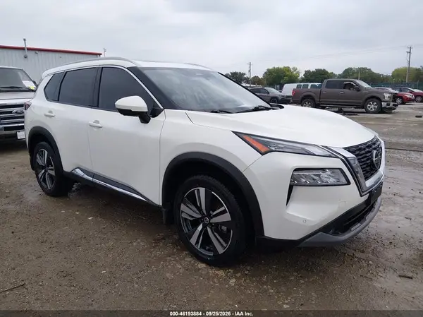 JN8AT3CA1MW029144 — 2021 Nissan Rogue, Град (Hail), фото до ремонта