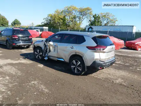 JN8AT3CBXMW240397 — 2021 Nissan Rogue, фото 4 с аукциона IAAI, Боковая часть
