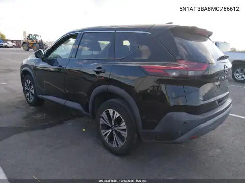5N1AT3BA8MC766612 — 2021 Nissan Rogue, фото 4 с аукциона IAAI, Передняя часть
