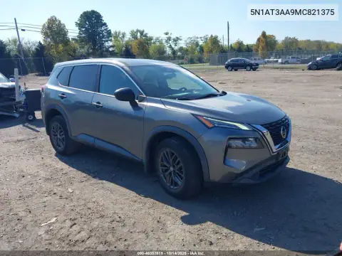 5N1AT3AA9MC821375 — 2021 Nissan Rogue, фото 2 с аукциона IAAI, Левый бок