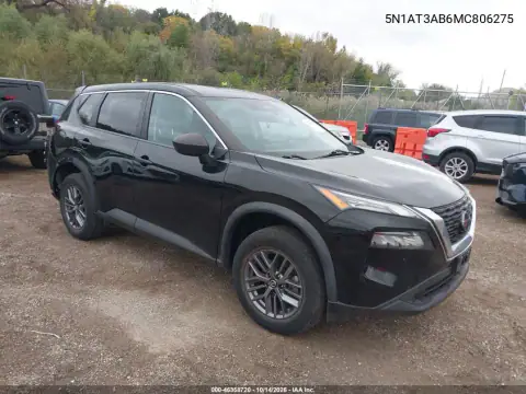 5N1AT3AB6MC806275 — 2021 Nissan Rogue, фото 2 с аукциона IAAI, Задняя часть