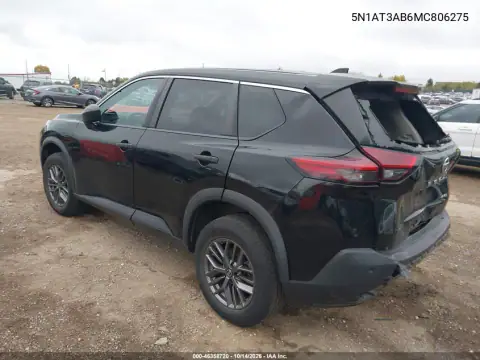 5N1AT3AB6MC806275 — 2021 Nissan Rogue, фото 4 с аукциона IAAI, Задняя часть