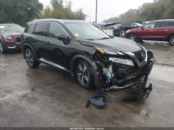 5N1BT3CA5NC704380 — 2022 Nissan Rogue, Левый бок (Left Side), фото до ремонта