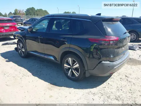 2023 Nissan Rogue Sl Intelligent Awd VIN 5N1BT3CB9PC816322 фото 4