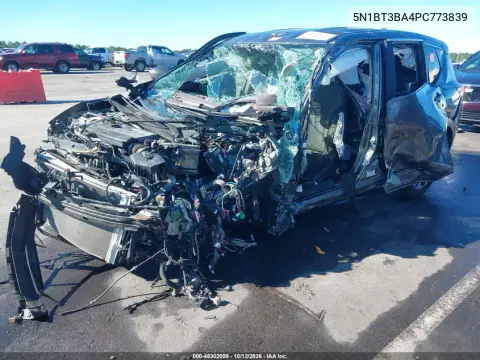 2023 Nissan Rogue Sv Fwd VIN 5N1BT3BA4PC773839 фото 2