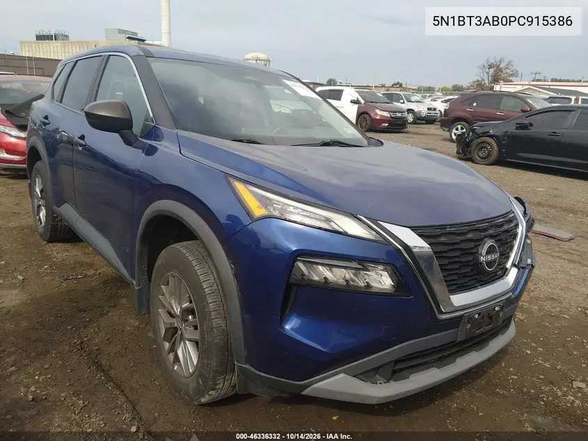 5N1BT3AB0PC915386 Nissan Rogue 2023 — повреждение Левый бок, фото до ремонта