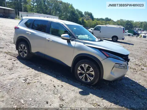 JN8BT3BB5PW489023 — 2023 Nissan Rogue, Передняя часть, фото до ремонта