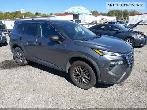 2024 Nissan Rogue S Intelligent Awd VIN 5N1BT3ABXRC680708 фото 1