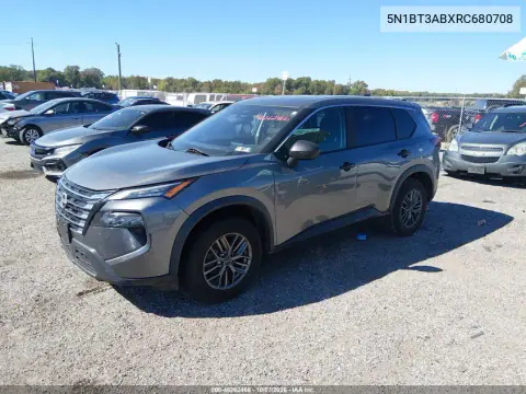 2024 Nissan Rogue S Intelligent Awd VIN 5N1BT3ABXRC680708 фото 2
