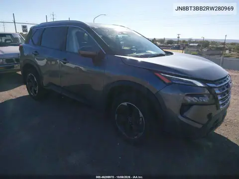 JN8BT3BB2RW280969 — 2024 Nissan Rogue, Передняя часть, фото до ремонта