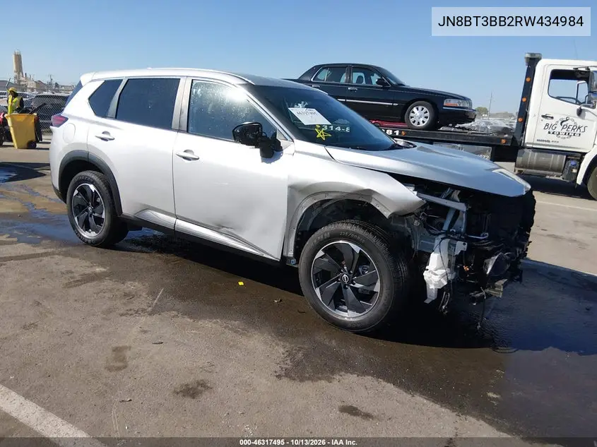 JN8BT3BB2RW434984 — 2024 Nissan Rogue, фото 2 с аукциона IAAI, Передняя часть