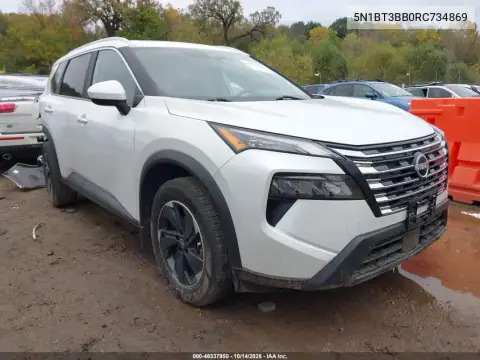 5N1BT3BB0RC734869 — 2024 Nissan Rogue, Задняя часть, фото до ремонта