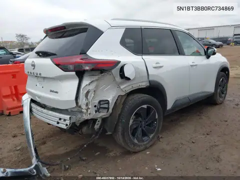 5N1BT3BB0RC734869 — 2024 Nissan Rogue, фото 5 с аукциона IAAI, Задняя часть