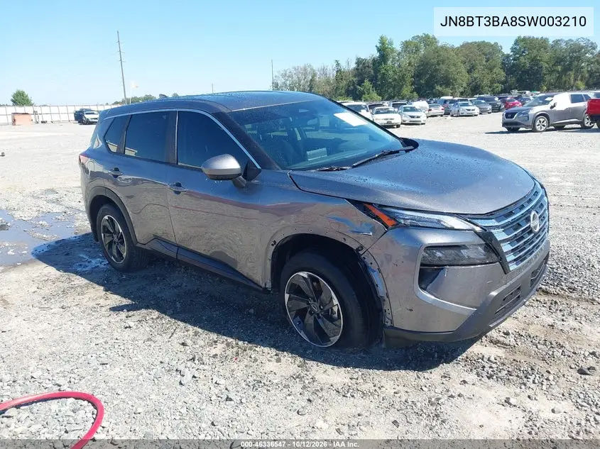 2025 Nissan Rogue Sv Fwd VIN JN8BT3BA8SW003210 фото 2