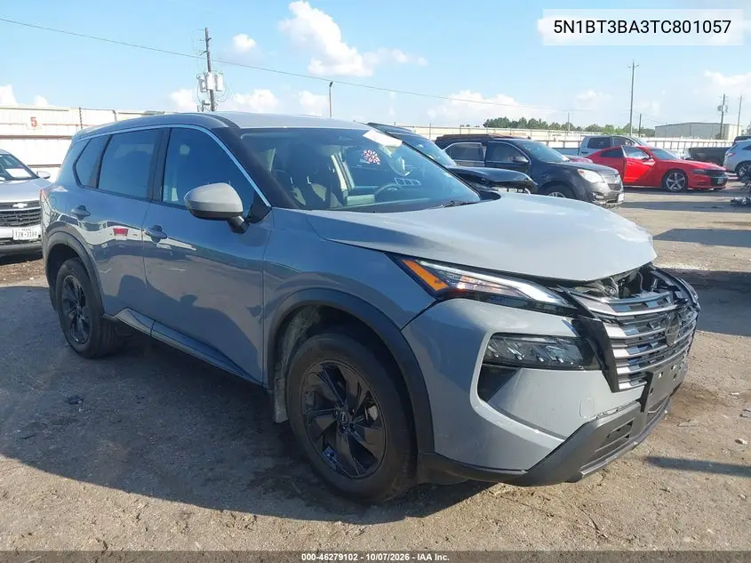 2026 Nissan Rogue Sv VIN 5N1BT3BA3TC801057 фото 2