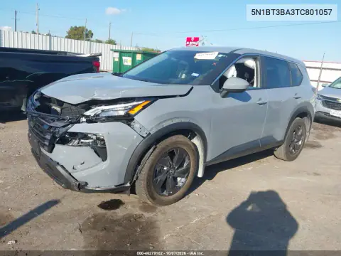 2026 Nissan Rogue Sv VIN 5N1BT3BA3TC801057 фото 3