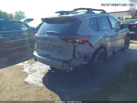 5N1BT3BB8TC881142 — 2026 Nissan Rogue, фото 5 с аукциона IAAI, Задняя часть справа