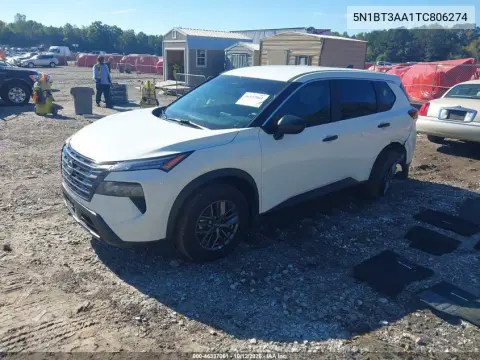 2026 Nissan Rogue S VIN 5N1BT3AA1TC806274 фото 3