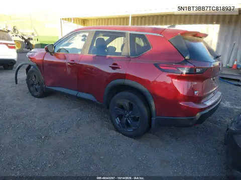 5N1BT3BB7TC818937 — 2026 Nissan Rogue, фото 3 с аукциона IAAI, Передняя часть