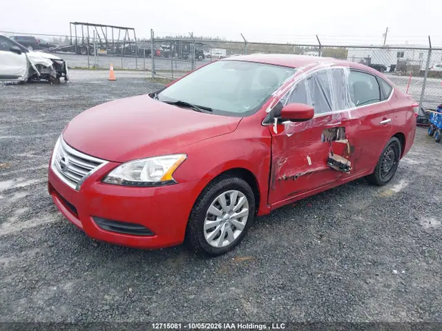 3N1AB7AP0EL672012 — 2014 Nissan Sentra 1.8 S/1.8 SL/1.8 SR/1.8 SV, фото 2 с аукциона IAAI 13.10.2026, Левый бок