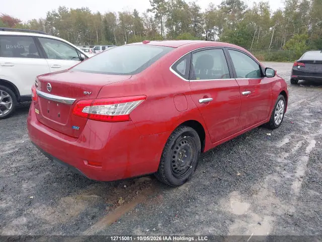 3N1AB7AP0EL672012 — 2014 Nissan Sentra 1.8 S/1.8 SL/1.8 SR/1.8 SV, фото 4 с аукциона IAAI 13.10.2026, Левый бок