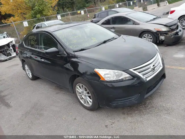 3N1AB7AP0EL680627 — 2014 Nissan Sentra 1.8 S/1.8 SL/1.8 SR/1.8 SV, Задняя часть (Rear), фото до ремонта