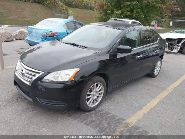 3N1AB7AP0EL680627 — 2014 Nissan Sentra 1.8 S/1.8 SL/1.8 SR/1.8 SV, фото 2 с аукциона IAAI 13.10.2026, Задняя часть